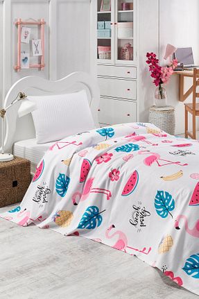 پیکه و ست پیکه تکنفره سفید پنبه ای Enlora Home - کد 35754987