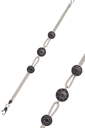 دستبند نقره زنانه 925 عیار Midyat Nurtaş Gümüş - کد 837752064