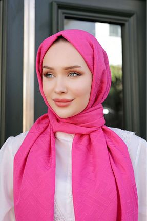 روسری صورتی 70 * 180 MERVEPLUME - کد 837766932