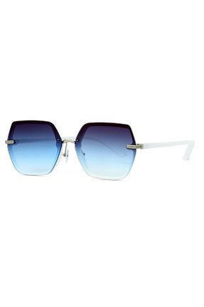 عینک آفتابی آبی زنانه UV400 Zzla - کد 833369625