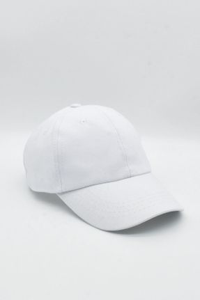 کلاه سفید زنانه پنبه (نخی) کد 125435434