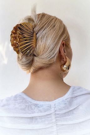 گیره سر طلائی زنانه CHARMLUCKY - کد 832991743
