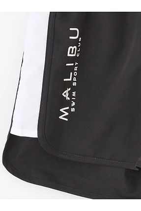 شلوارک ساحلی سبز بچه گانه بافتنی LC Waikiki - کد 837846408