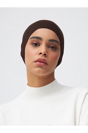 کلاه شنای حجاب قهوه ای زنانه Femple Modest - کد 837895558