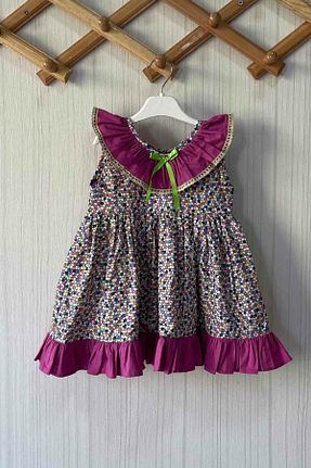 لباس بنفش زنانه بافتنی Bertuğ Bebek - کد 123482315