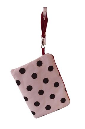 کیف پورتفوی و کلاچ سفید زنانه پارچه ای handedizayn - کد 837761227
