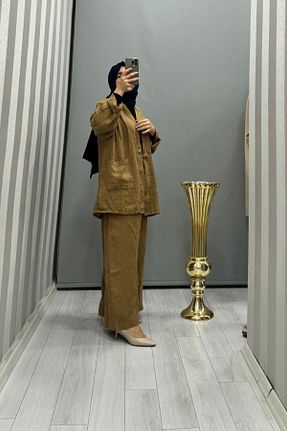 ست بالاتنه و پائین تنه حجاب رنگی زنانه Relaxed Ghisa - کد 837757864