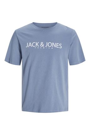 تی شرت آبی مردانه رگولار یقه گرد تکی بیسیک کد 804573720