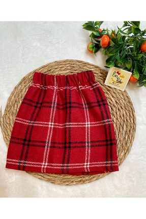 دامن قرمز بچه گانه بافتنی ESES BEBE - کد 837768233