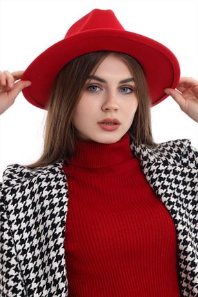 کلاه قرمز زنانه پنبه ای Çalıkuşu - کد 370649046