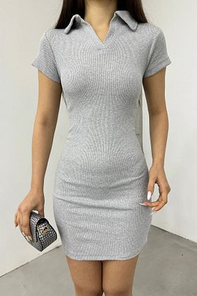 لباس طوسی زنانه بافت kozzy - کد 817540432