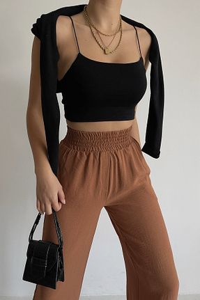 بلوز مشکی زنانه ساده Bengi Clothing - کد 837893544