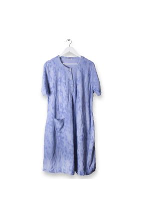 لباس آبی زنانه بافتنی پنبه (نخی) رگولار کد 121530216