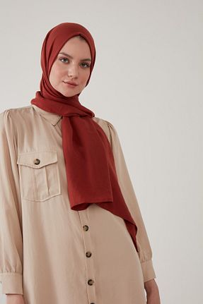 شال نارنجی زنانه پنبه ای VALORSCARF - کد 121772128