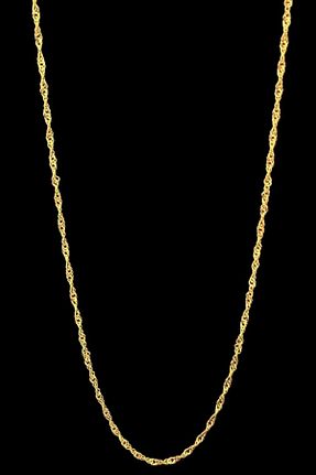 گردنبند نقره طلائی زنانه 925 عیار MbsSilver - کد 117910853