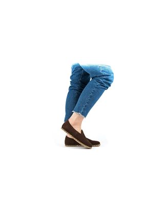 کفش کژوال قهوه ای زنانه پاشنه کوتاه (1 - 4 سانتی متر) Aintap - کد 50327501