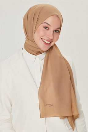 شال طلائی زنانه پنبه ای Armine - کد 122349205
