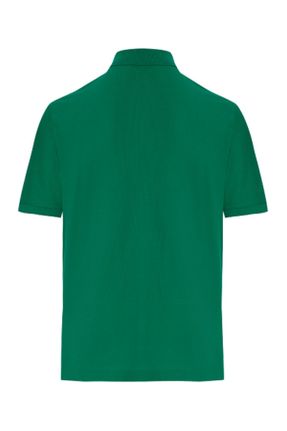تی شرت سبز مردانه رگولار یقه پولو کد 824045309