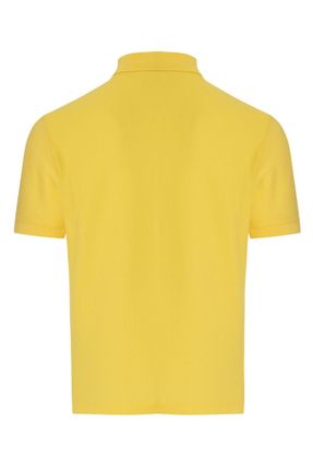 تی شرت زرد مردانه رگولار یقه پولو کد 824045307