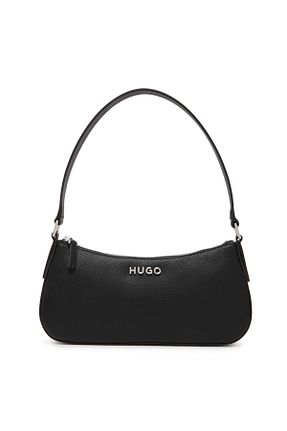 کیف دوشی مشکی زنانه چرم مصنوعی Hugo Boss - کد 837951088