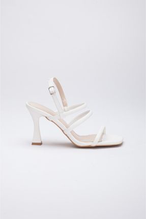 کفش پاشنه بلند کلاسیک سفید زنانه پاشنه نازک پاشنه متوسط ( 5 - 9 cm ) کد 837951369