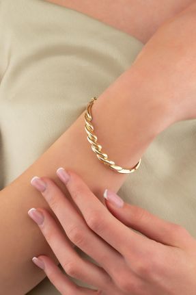 دستبند طلا طلائی زنانه کد 234082115