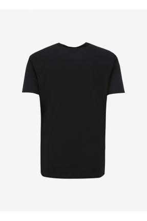 تی شرت مشکی مردانه رگولار یقه گرد کد 837992252