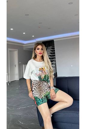 ست بالاتنه و پائین تنه نارنجی زنانه بافتنی bonibon butikk - کد 838056456