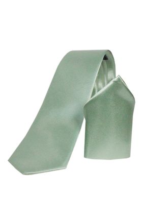 کراوات سبز مردانه İnce پلی استر کد 32757227