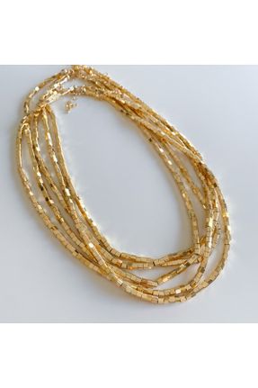 گردنبند جواهر طلائی زنانه کد 462824883