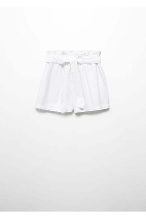 شلوارک و برمودا سفید بچه گانه %100 پنبه MANGO Kids - کد 780270121