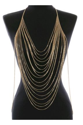 گردنبند جواهر طلائی زنانه کد 67877120