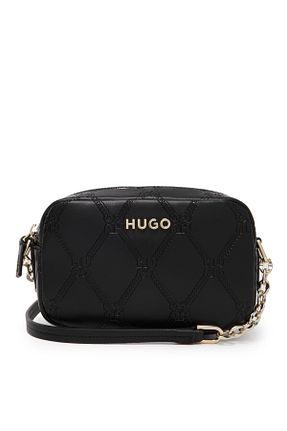 کیف دوشی مشکی زنانه چرم مصنوعی Hugo Boss - کد 837951392