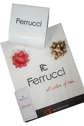 ساعت مچی طوسی زنانه 38 میلی متر Ferrucci - کد 369869952