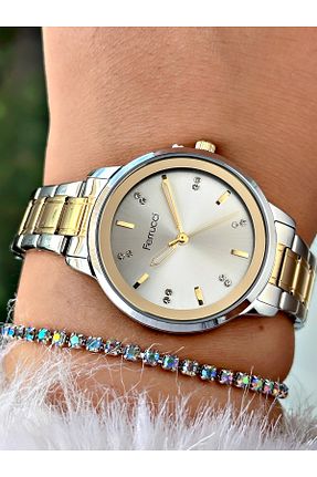 ساعت مچی طوسی زنانه 38 میلی متر Ferrucci - کد 369861826