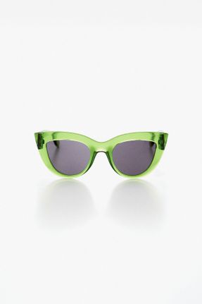 عینک آفتابی سبز زنانه 70 گربه ای کد 741197989