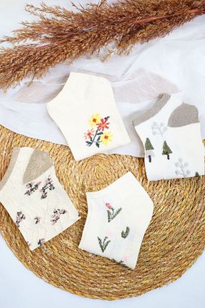 جوراب سفید زنانه پنبه ای KRAL SOCKS - کد 828261941