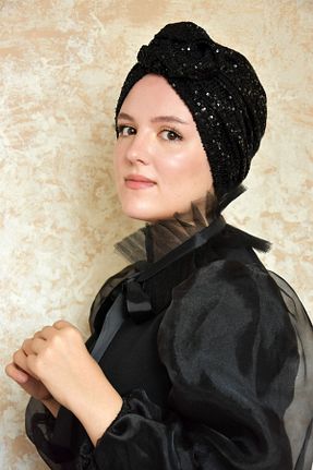 روسری مشکی پنبه ای ARTİZİA - کد 411935379