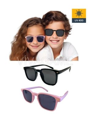عینک آفتابی مشکی بچه گانه بچه گانه UV400 کد 833761740