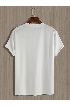 تیشرت سفید مردانه یقه هفت kenoger - کد 837955904