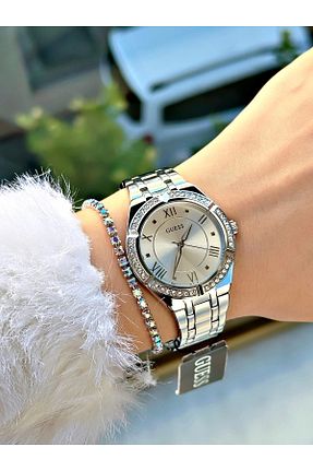 ساعت مچی طوسی زنانه 36 میلی متر Guess - کد 837970866