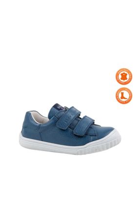 کفش کژوال آبی بچه گانه چرم طبیعی پاشنه کوتاه ( 4 - 1 cm ) پاشنه ساده کد 109382743