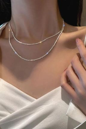 گردنبند جواهر زنانه سنگی کد 813461718