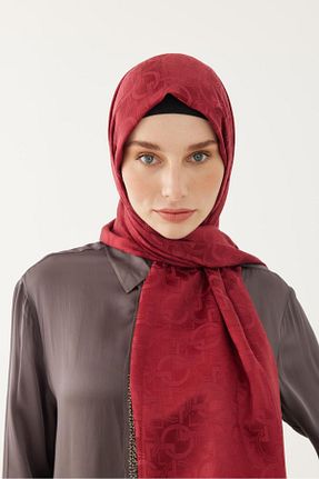 شال زرشکی زنانه MİRSOY SCARF - کد 838077513
