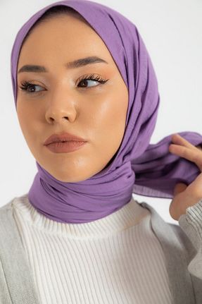 شال بنفش زنانه ابریشم Silk Home - کد 447069347