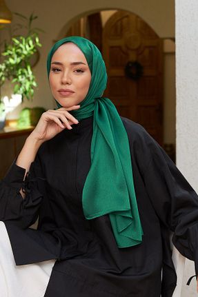 شال سبز زنانه پلی استر Silk Home - کد 674186687