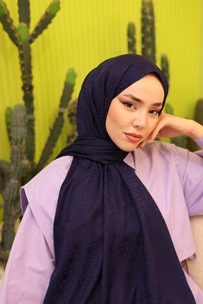 شال بنفش زنانه ویسکون Silk Home - کد 805669776