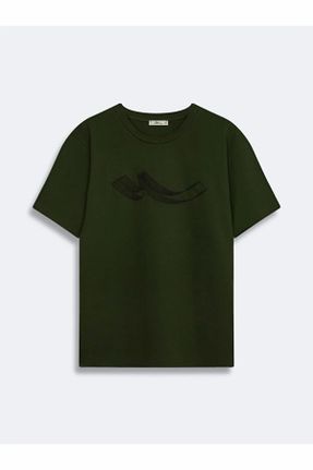 تی شرت سبز مردانه رگولار تکی کد 807690552