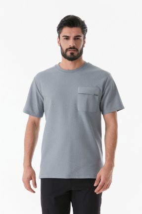 تی شرت متالیک مردانه رگولار یقه گرد کد 825257021