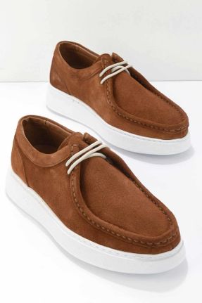 کفش کژوال قهوه ای مردانه پاشنه کوتاه ( 4 - 1 cm ) پاشنه ساده کد 658882225